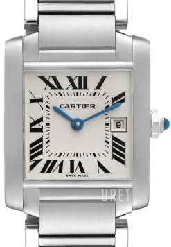 Tank Francaise Medium Silverfärgad/Stål 30.4x25.05 mm