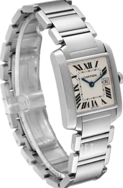 Tank Francaise Medium Silverfärgad/Stål 30.4x25.05 mm