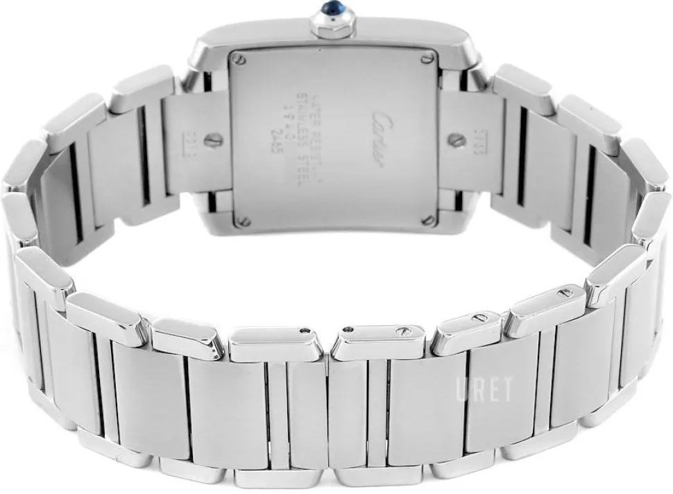 Tank Francaise Medium Silverfärgad/Stål 30.4x25.05 mm