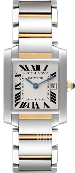 Tank Francaise Medium Silverfärgad/Stål 30.4x25.05 mm