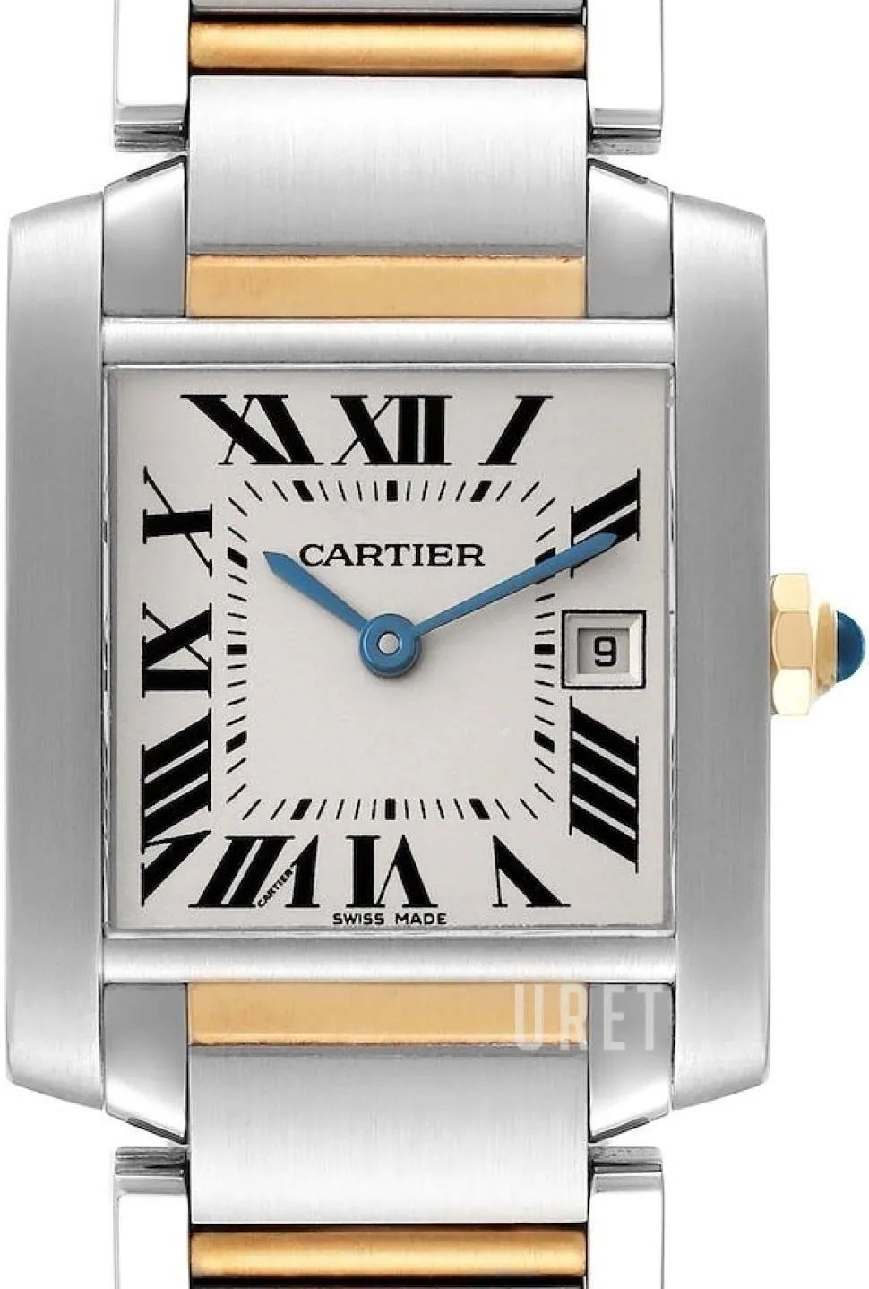 Tank Francaise Medium Silverfärgad/Stål 30.4x25.05 mm