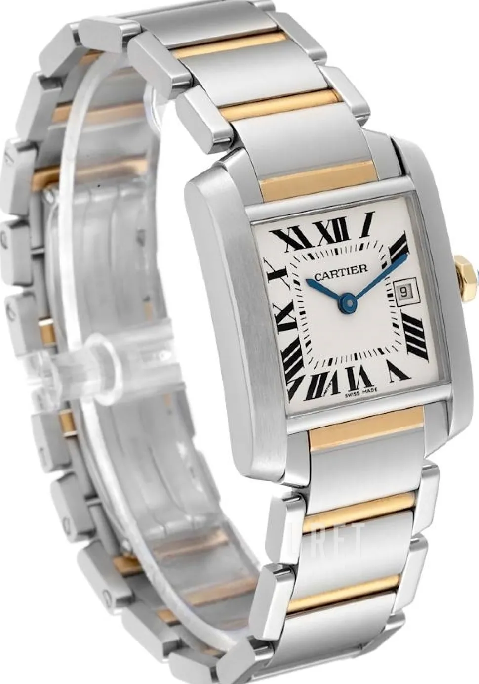 Tank Francaise Medium Silverfärgad/Stål 30.4x25.05 mm