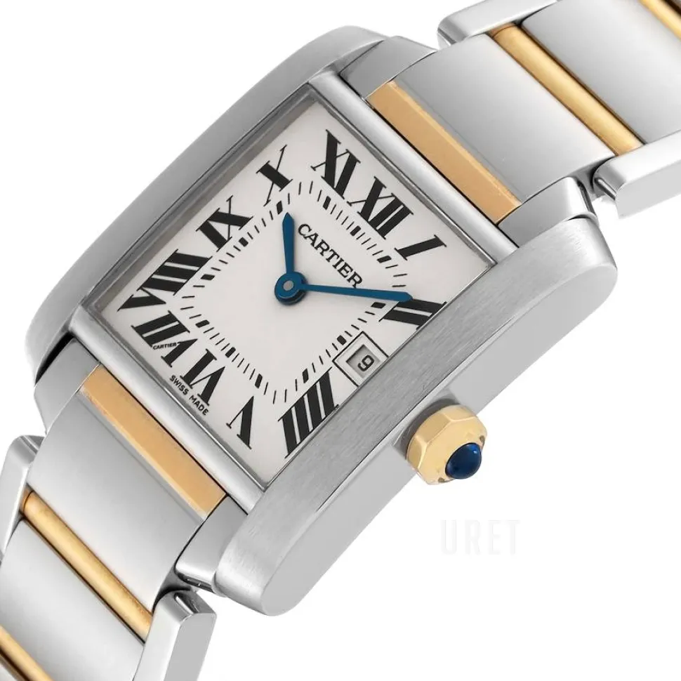 Tank Francaise Medium Silverfärgad/Stål 30.4x25.05 mm