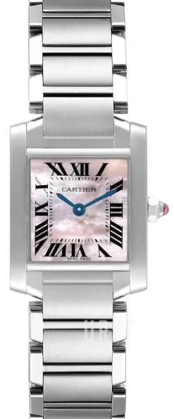 Tank Francaise Small Rosa/Stål 25.35x20.3 mm