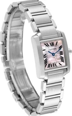 Tank Francaise Small Rosa/Stål 25.35x20.3 mm