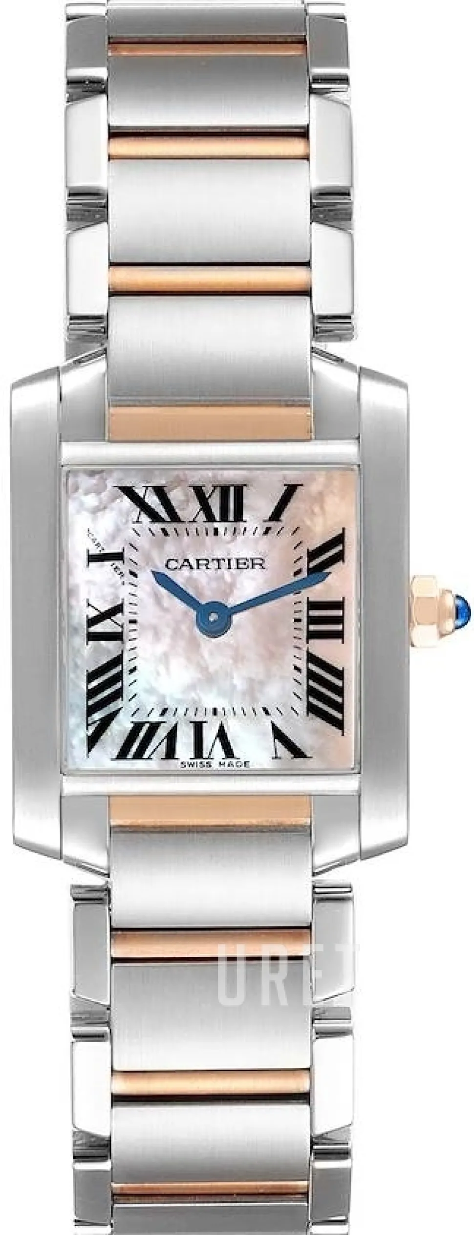 Tank Francaise Small Rosa/Stål 25.35x20.3 mm