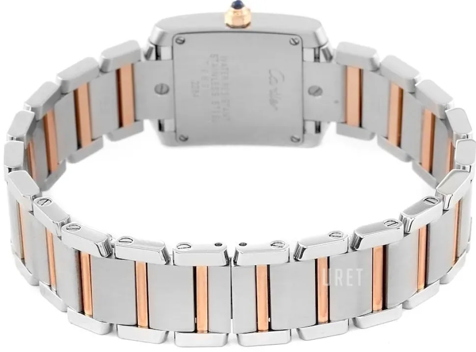 Tank Francaise Small Rosa/Stål 25.35x20.3 mm