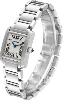 Tank Francaise Small Silverfärgad/Stål 25.35x20.3 mm