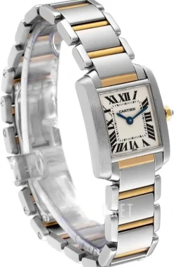 Tank Francaise Small Silverfärgad/Stål 25.35x20.3 mm