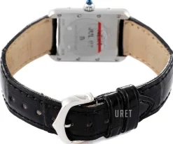 Tank Louis Silverfärgad/Läder 29x22 mm