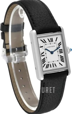 Tank Must De Silverfärgad/Läder