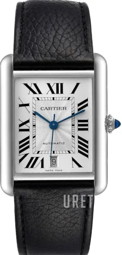 Tank Must De Silverfärgad/Läder