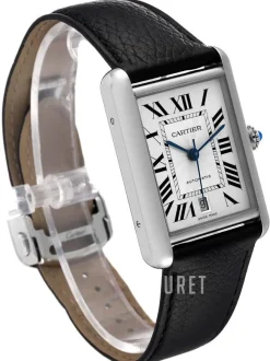 Tank Must De Silverfärgad/Läder