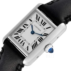 Tank Must de Silverfärgad/Läder