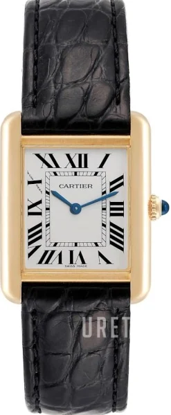 Tank Solo Silverfärgad/Läder 30x23 mm