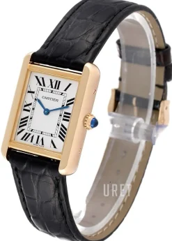 Tank Solo Silverfärgad/Läder 30x23 mm