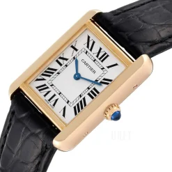 Tank Solo Silverfärgad/Läder 30x23 mm