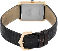 Tank Solo Silverfärgad/Läder 30x23 mm