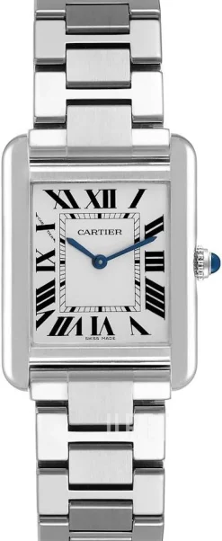 Tank Solo Small Silverfärgad/Stål 24.4x31 mm