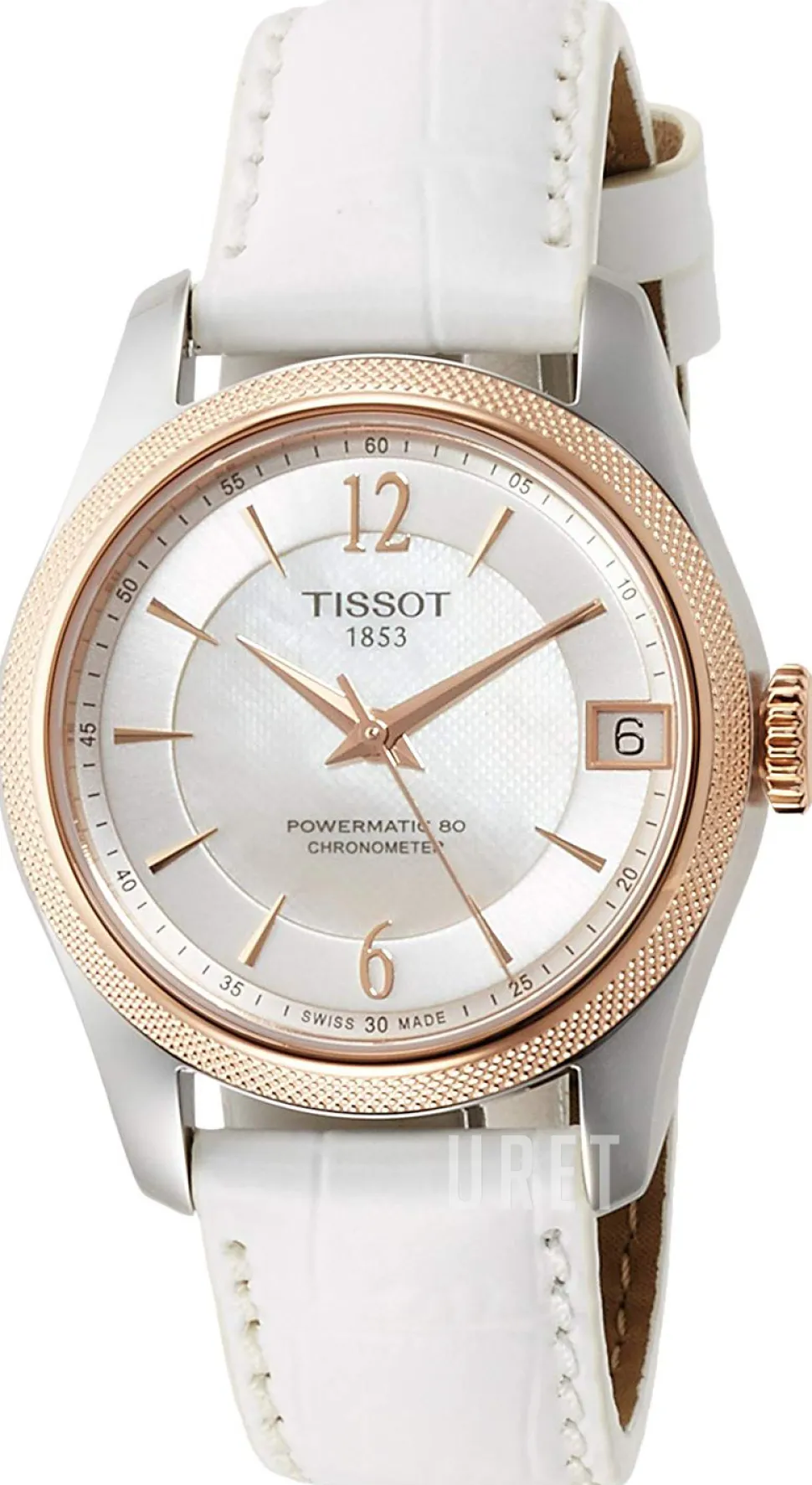 T-Classic Silverfärgad/Läder Ø32 mm