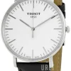 T-Classic Vit/Läder Ø42 mm