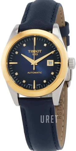 T-Gold Blå/Läder Ø29 mm