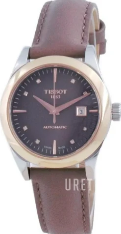 T-Gold Brun/Läder Ø29 mm