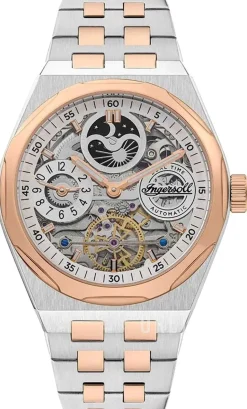 The Broadway Silverfärgad/Roséguldstonat stål Ø43 mm