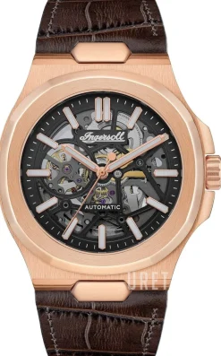 The Catalina Svart/Läder Ø44 mm