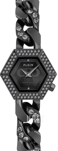 The Hexagon Gourmette Svart/Stål Ø28 mm