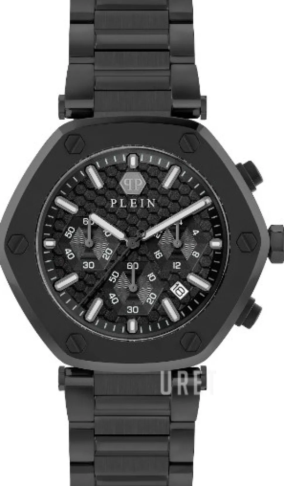 The Hexagon Svart/Stål Ø42 mm