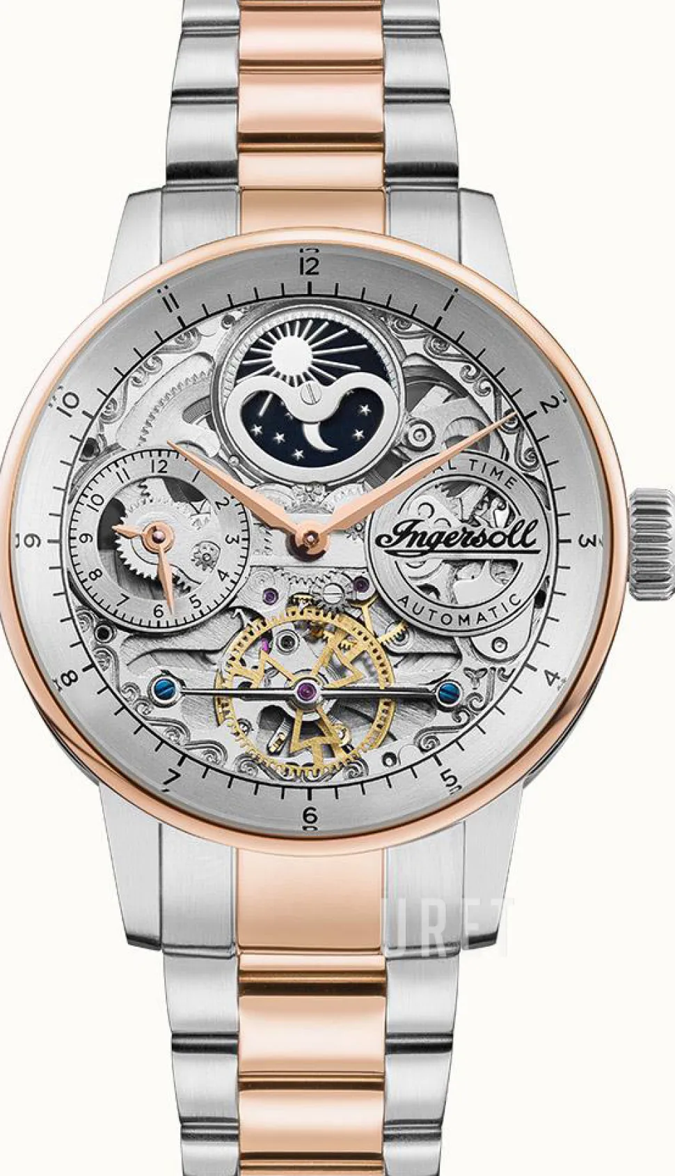 The Jazz Silverfärgad/Roséguldstonat stål Ø42 mm