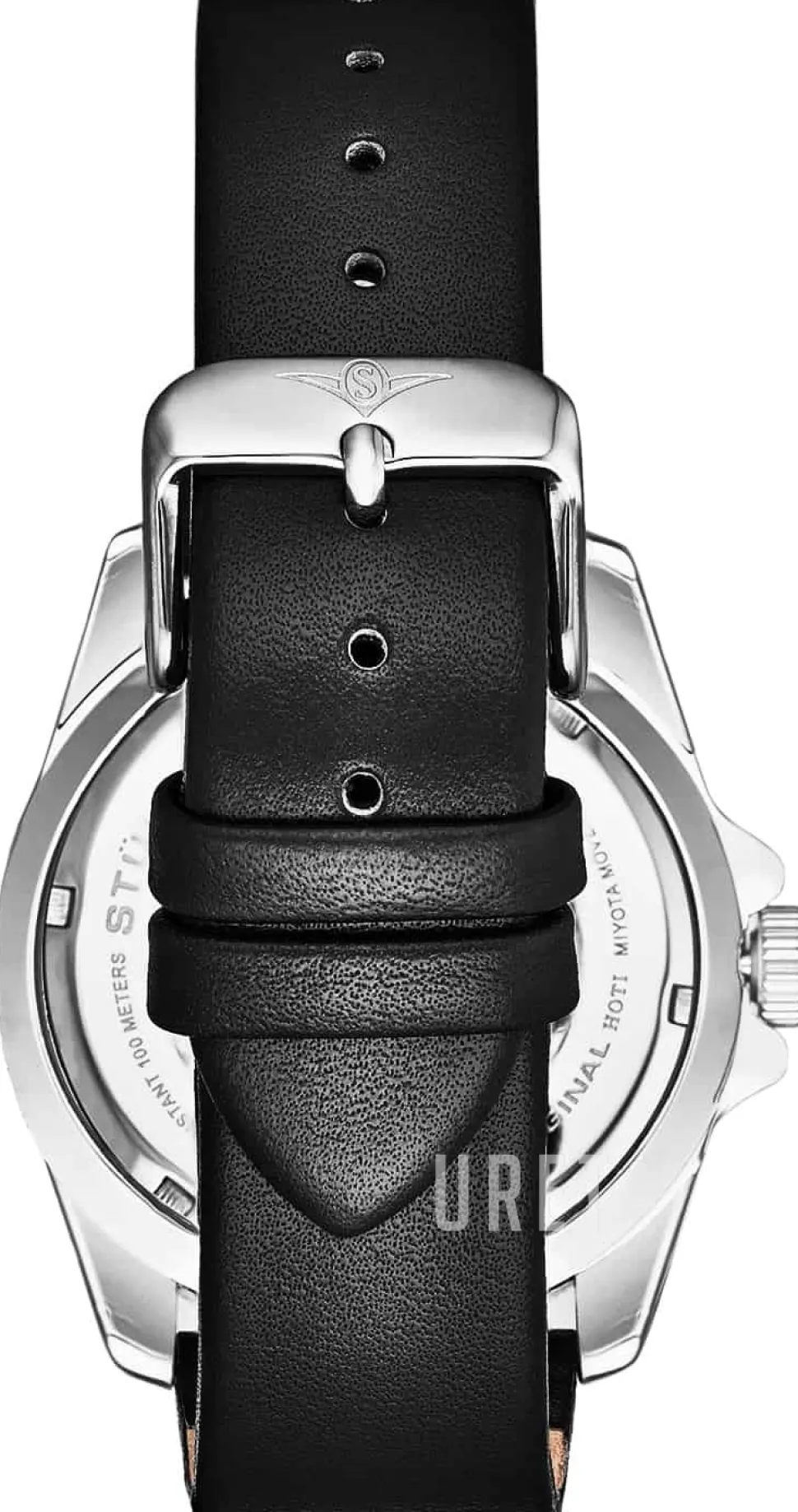 The Morse Svart/Läder Ø42 mm