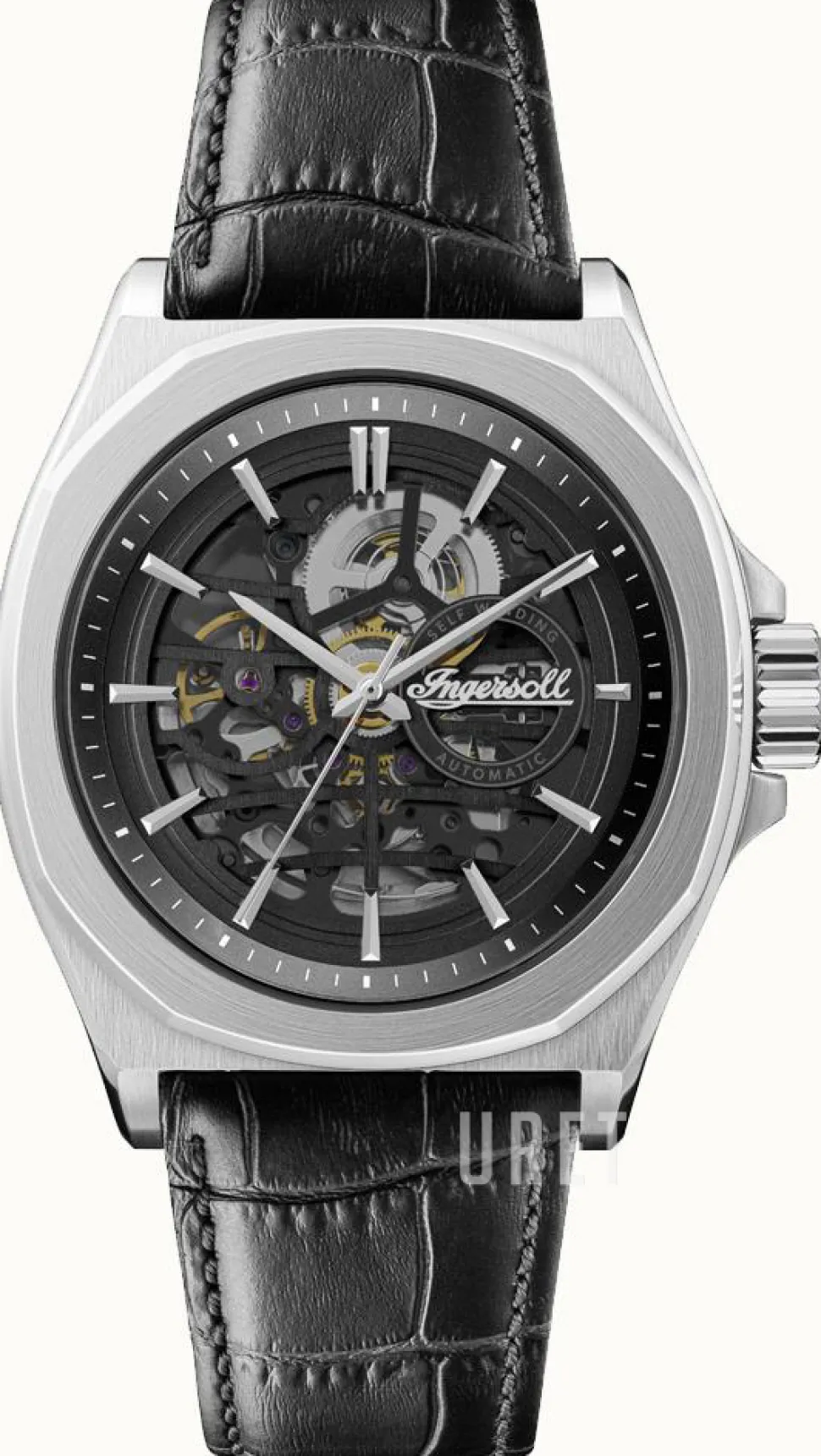 The Orville Svart/Läder Ø47.5 mm