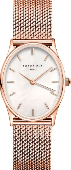 The Oval Vit/Roséguldstonat stål Ø24 mm