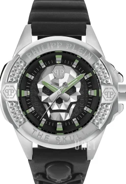 The Skull Svart/Läder Ø44 mm