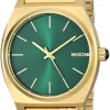 The Time Teller Grön/Gulguldtonat stål