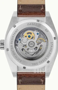 The Vert Silverfärgad/Läder Ø43 mm