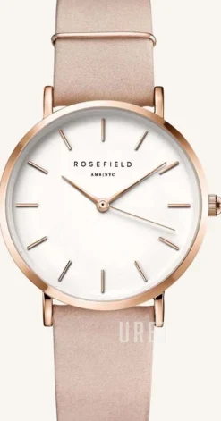 The West Village Vit/Läder Ø33 mm