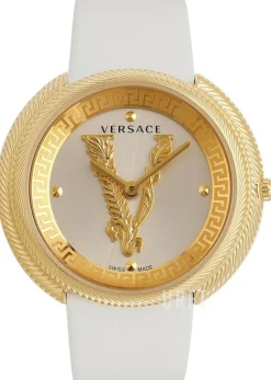 Thea Vit/Läder Ø38 mm