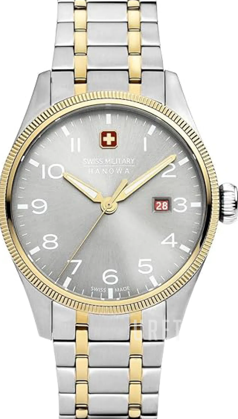 Thunderbolt Silverfärgad/Gulguldtonat stål Ø43 mm