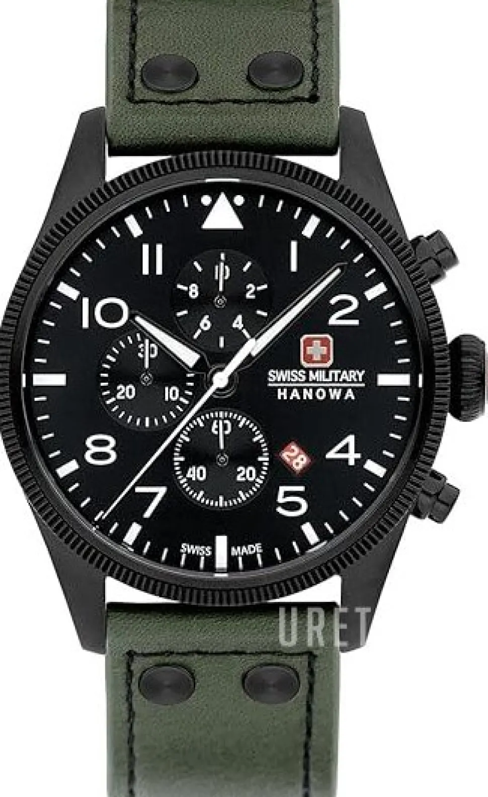 Thunderbolt Svart/Läder Ø43 mm