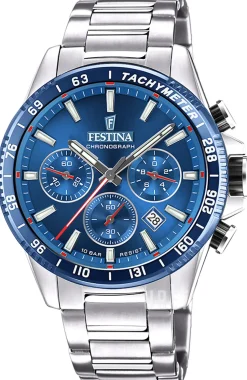 Timeless Blå/Stål Ø45 mm