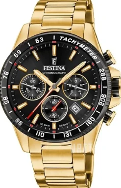 Timeless Svart/Gulguldtonat stål Ø43.5 mm