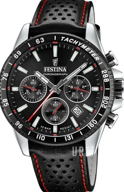 Timeless Svart/Läder Ø45 mm