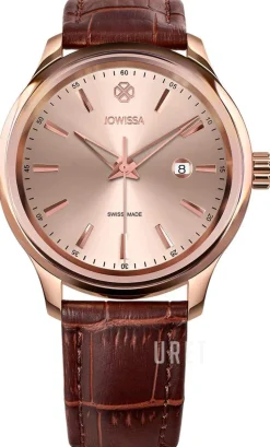 Tiro Roséguldstonad/Läder Ø38 mm