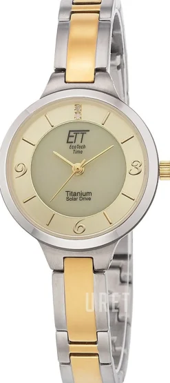 Titanium Beige/Gulguldtonat stål Ø28 mm