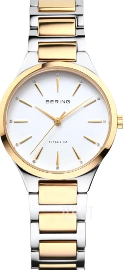 Titanium Vit/Gulguldtonat stål Ø30 mm