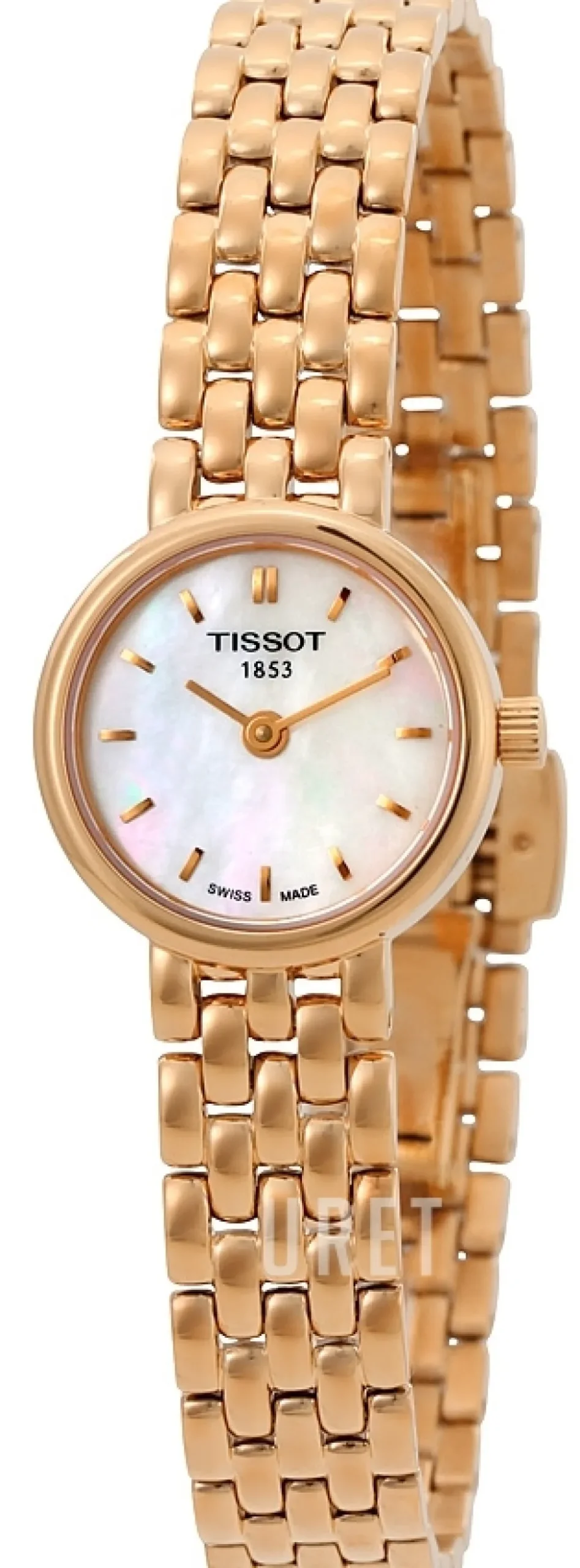 T-Lady Lovely Vit/Roséguldstonat stål Ø19.5 mm