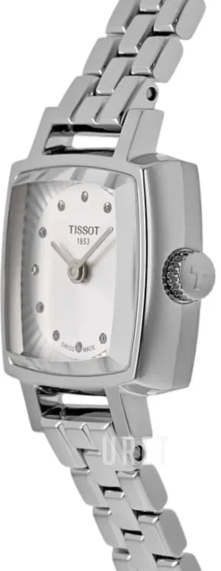 T-Lady Lovley Square Silverfärgad/Stål 20x20 mm